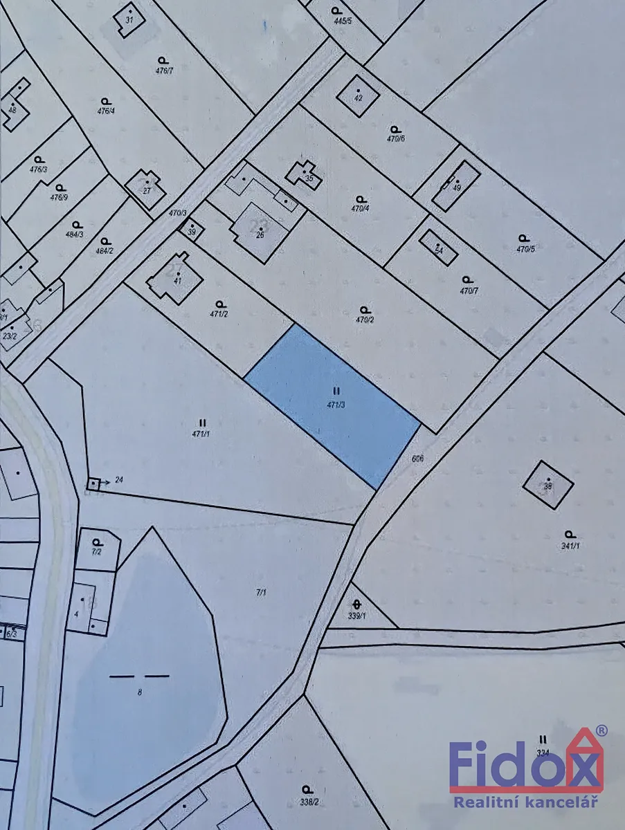 Prodej stavebního pozemku 906 m²